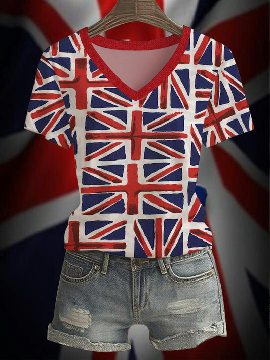 Women's British Flag Short Sleeve T-shirt