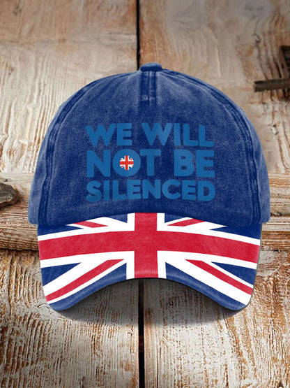 Unisex We Will Not Be Silenced UK Hat