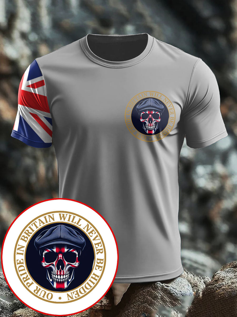 Men's UK Flag Patriot Printed T-Shirt