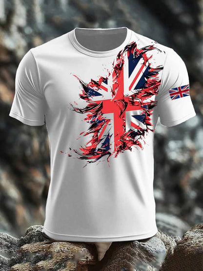 Men's British short sleeves t-shirt
