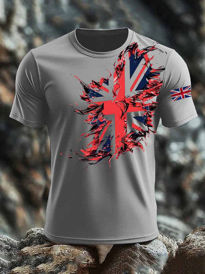 Men's British short sleeves t-shirt