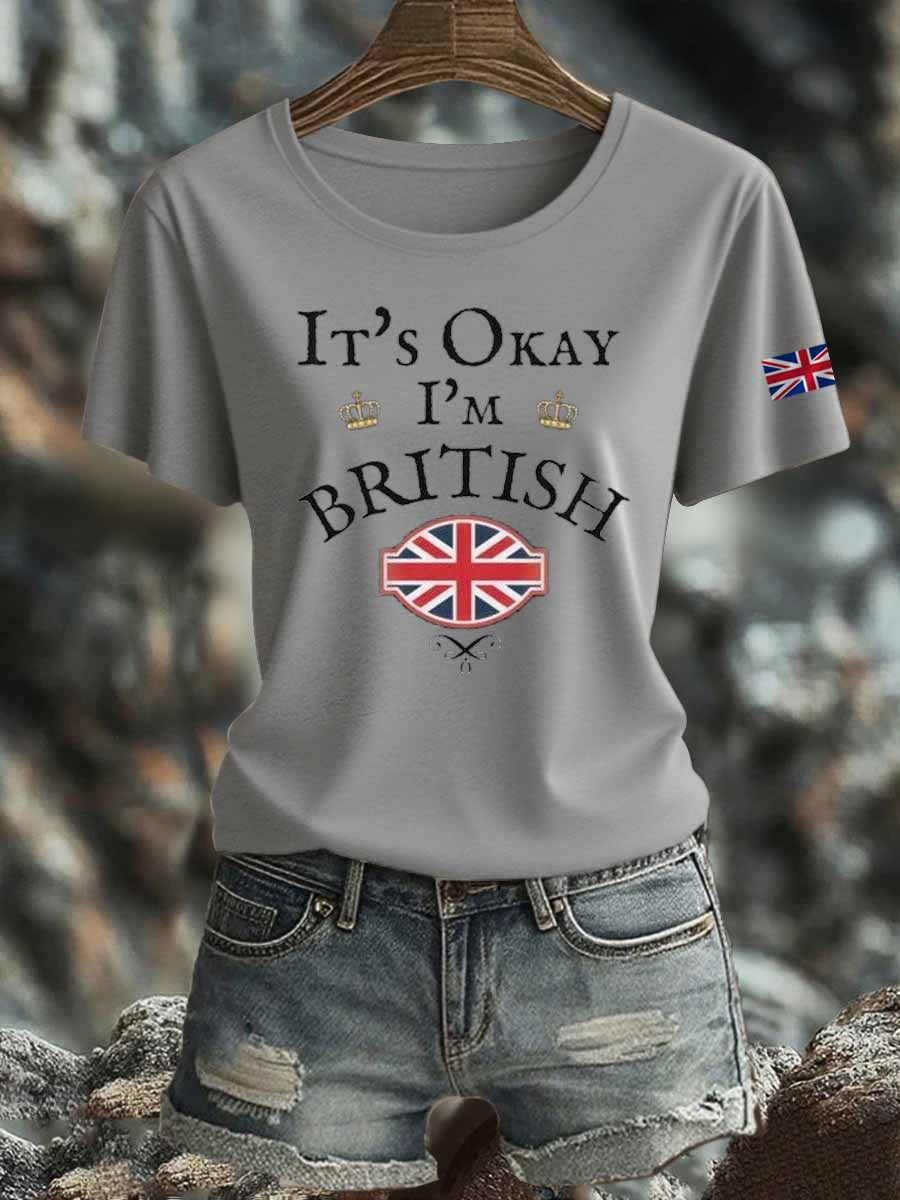 Women's British Iron On Short Sleeve T-Shirt
