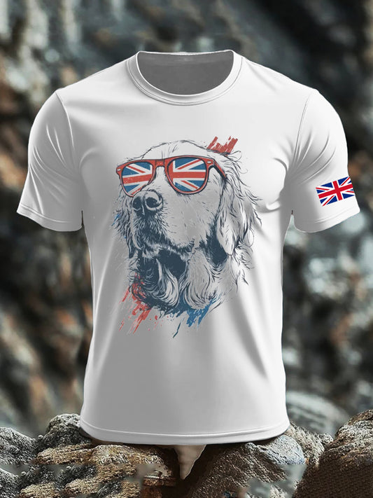 Men's UK Flag Printed T-shirt