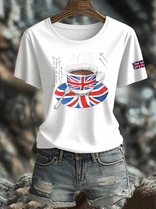 Women's British Iron On Short Sleeve T-Shirt