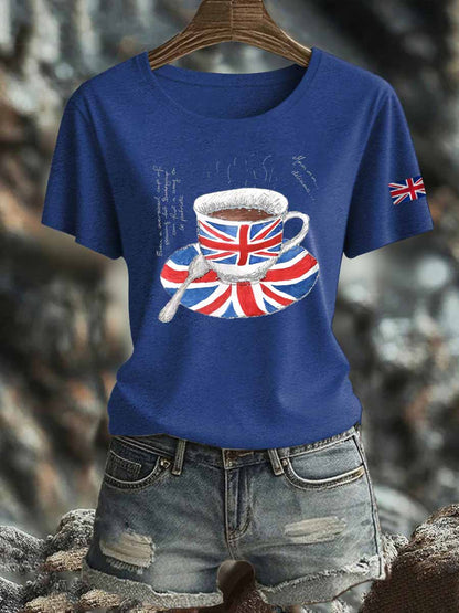 Women's British Iron On Short Sleeve T-Shirt