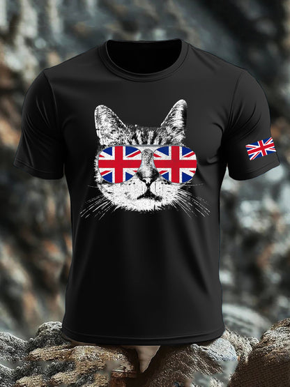 Men's UK Flag Printed T-shirt