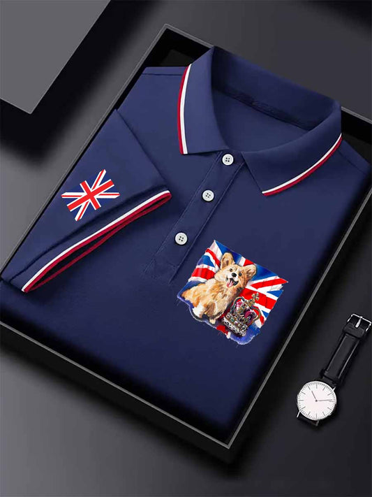 Men's British short sleeve shirt