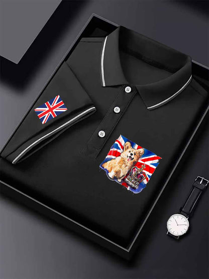 Men's British short sleeve shirt
