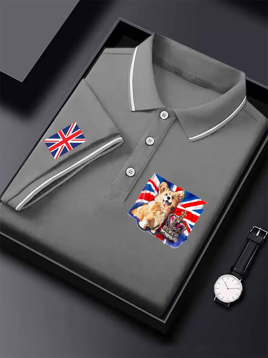Men's British short sleeve shirt