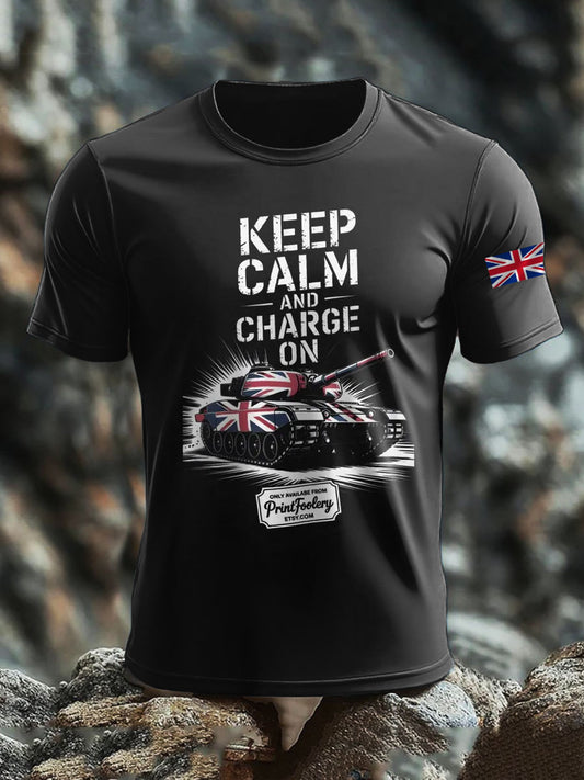 Men's  British short sleeves t-shirt