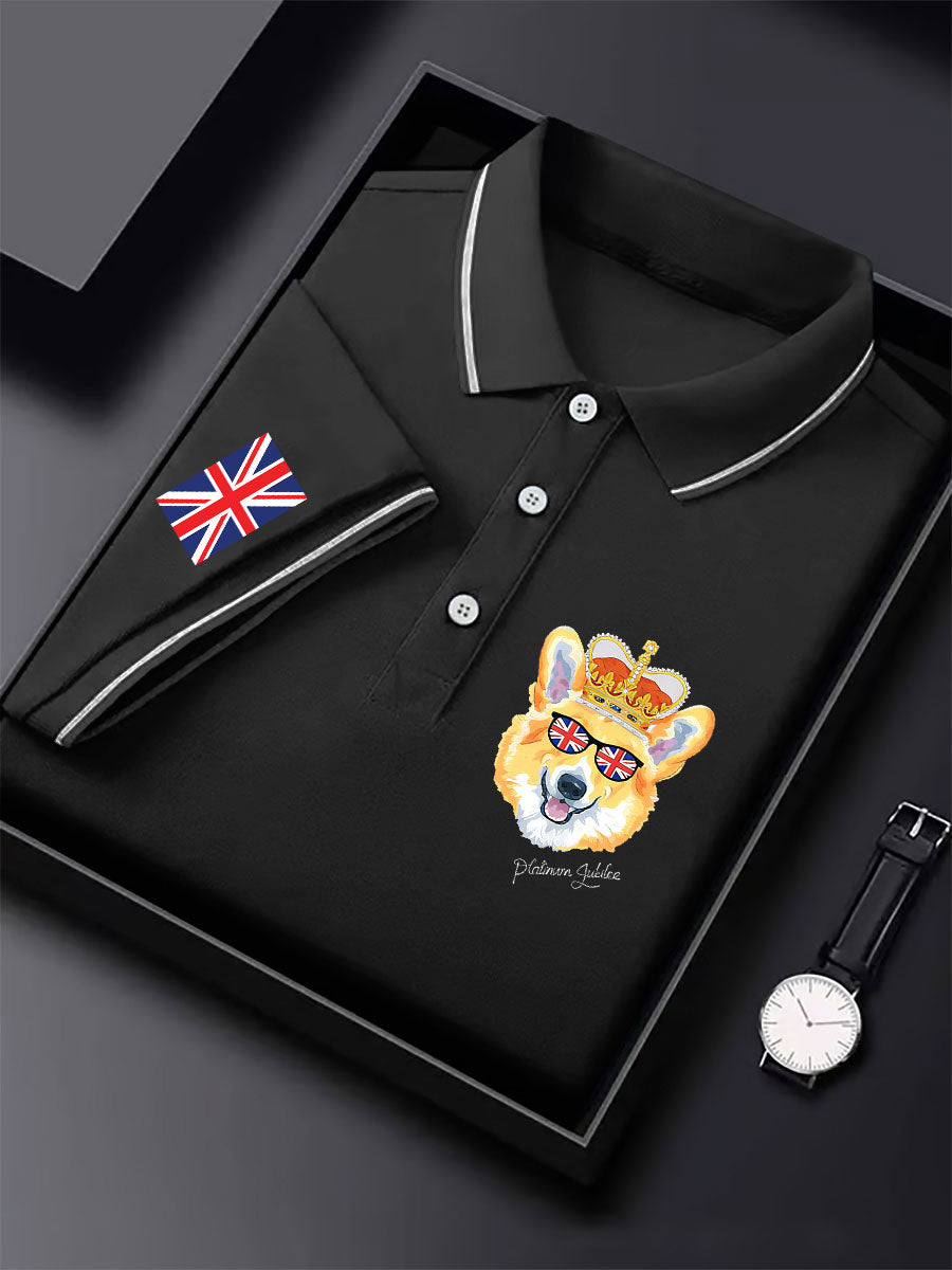 Men's  British short sleeve shirt