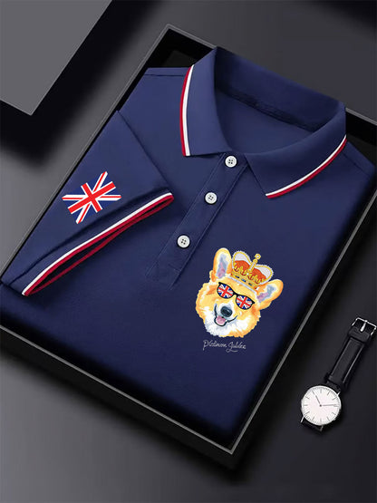 Men's  British short sleeve shirt