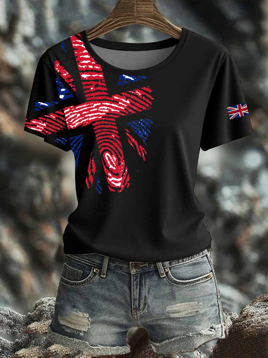 Women's British short-sleeved T-shirt