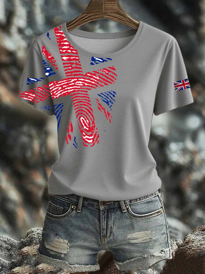 Women's British short-sleeved T-shirt