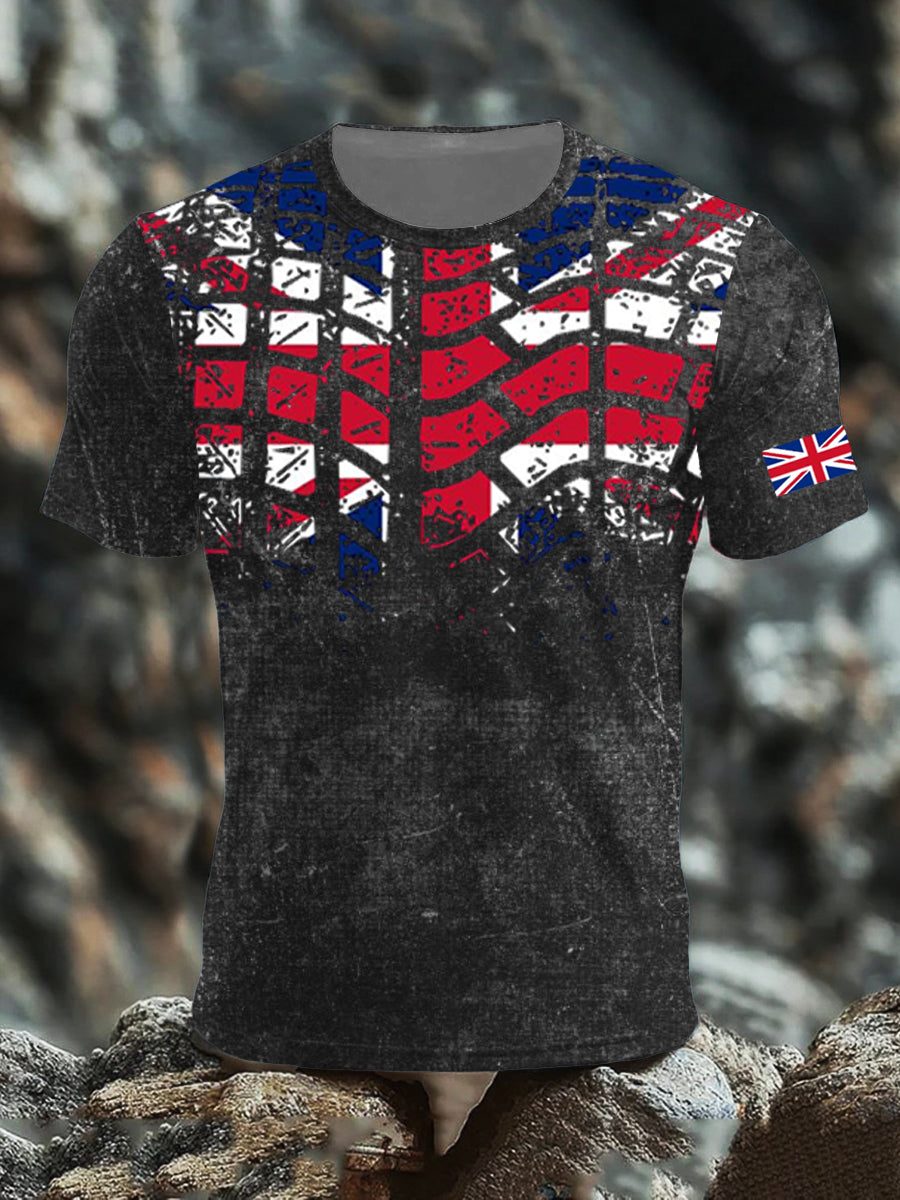 Men's UK Flag Printed T-shirt