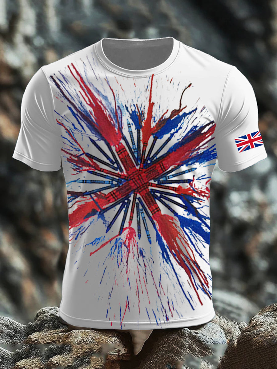 Men's UK Flag Printed T-shirt