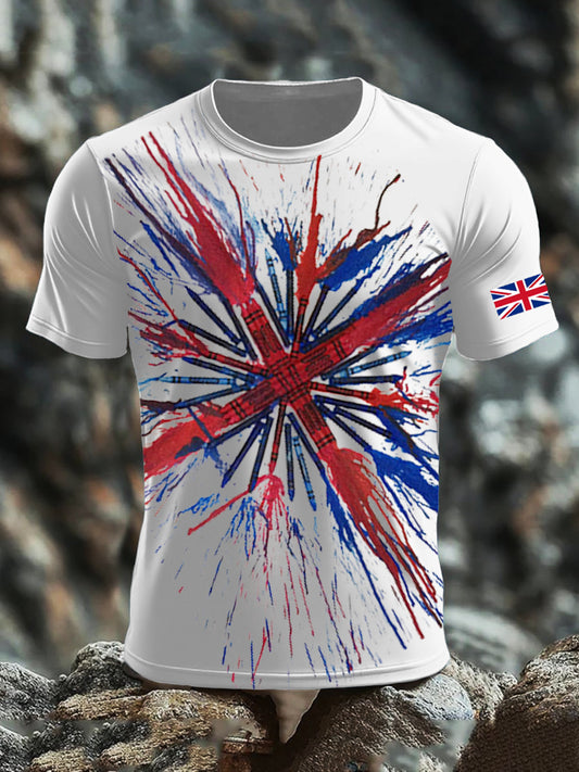 Men's UK Flag Printed T-shirt
