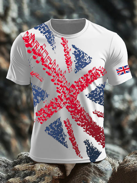 Men's UK Flag Printed T-shirt