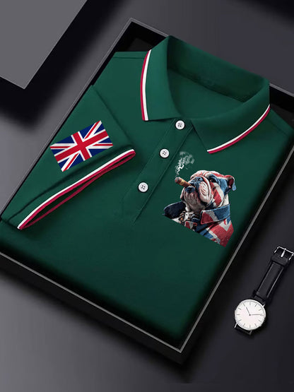 Men's Vintage England Flag Casual Shirt