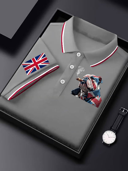 Men's Vintage England Flag Casual Shirt