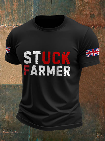 Men's UK Flag Printed T-shirt