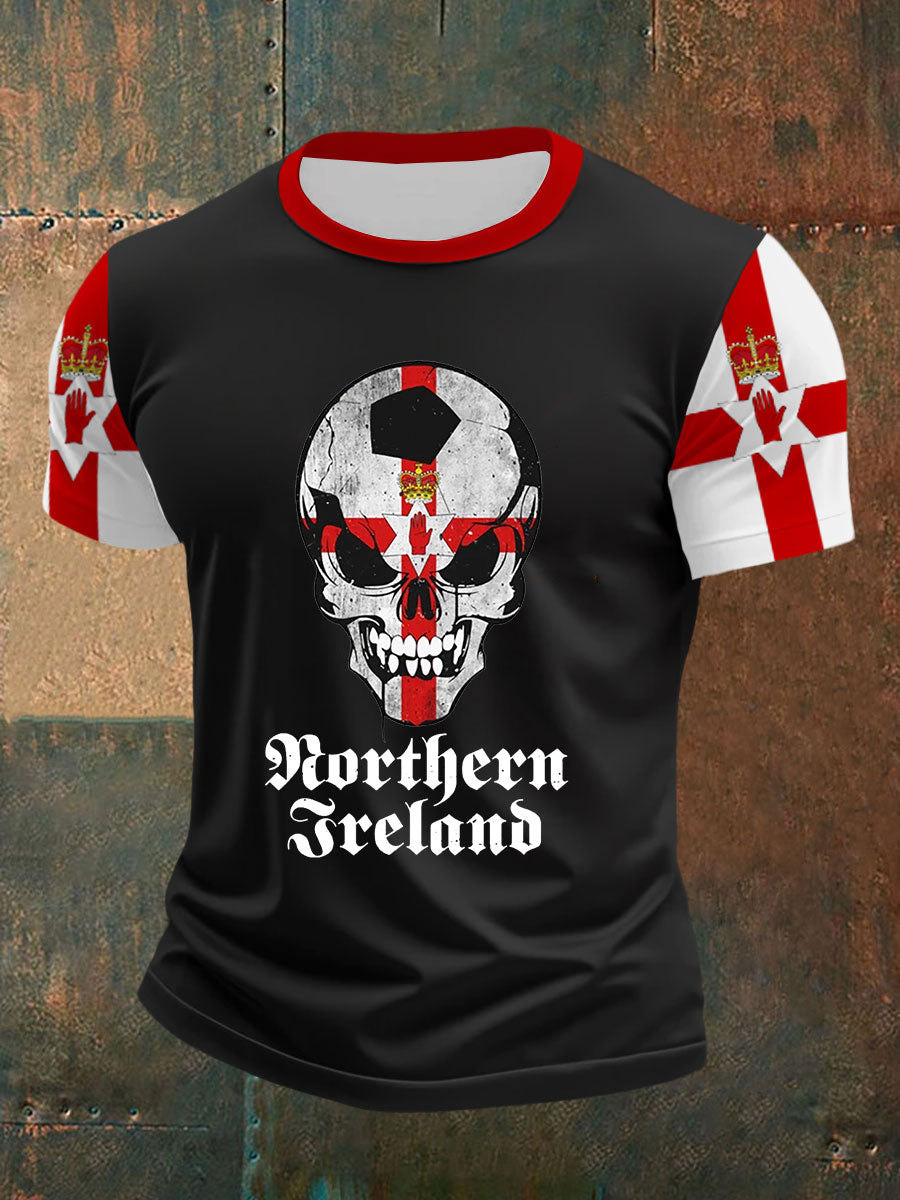 Men's Northern Ireland Football Print T-Shirt