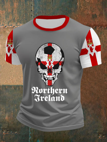Men's Northern Ireland Football Print T-Shirt