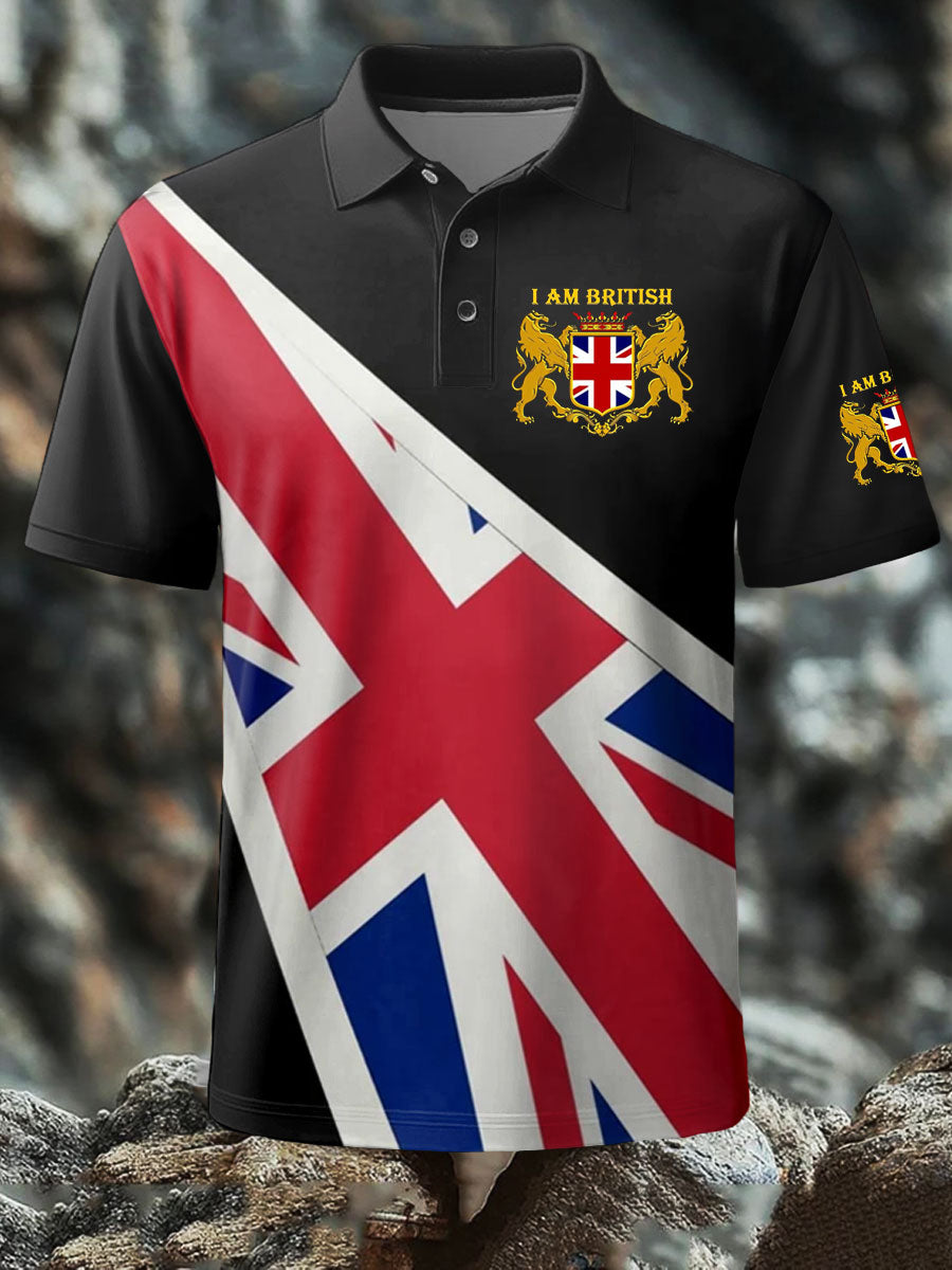Men's British short sleeve shirt