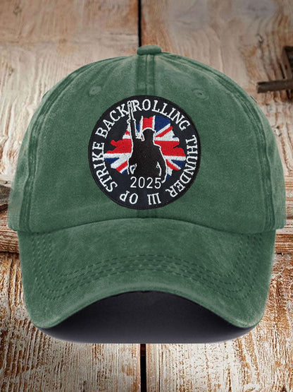Unisex  British Veteran Design Print Hat