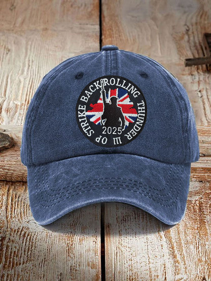Unisex  British Veteran Design Print Hat