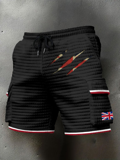 Men's UK Flag Printed Shorts