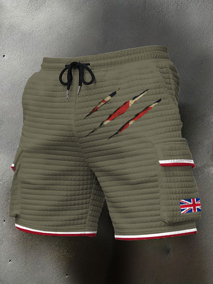 Men's UK Flag Printed Shorts