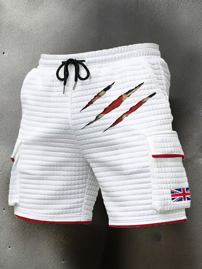 Men's UK Flag Printed Shorts