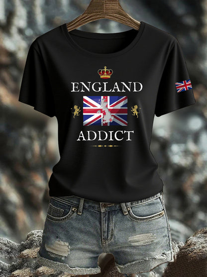 Women's British Iron On Short Sleeve T-Shirt