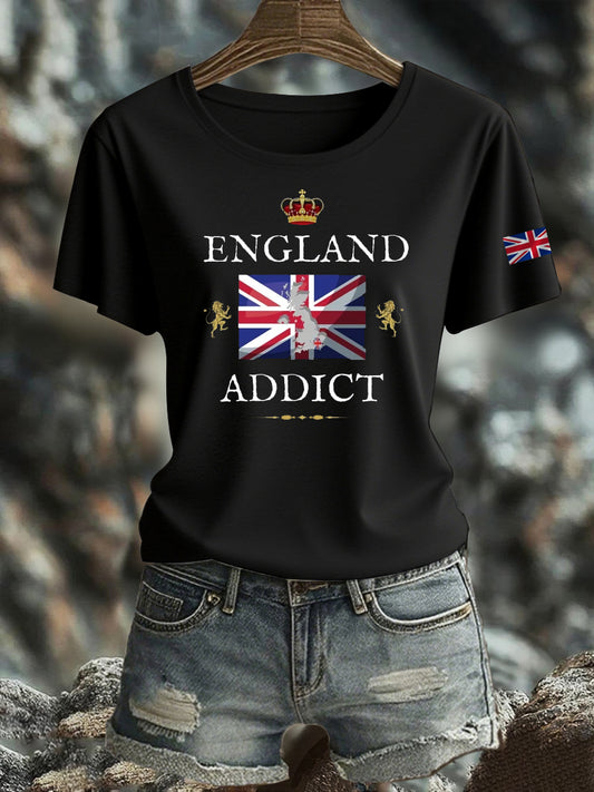 Women's British Iron On Short Sleeve T-Shirt