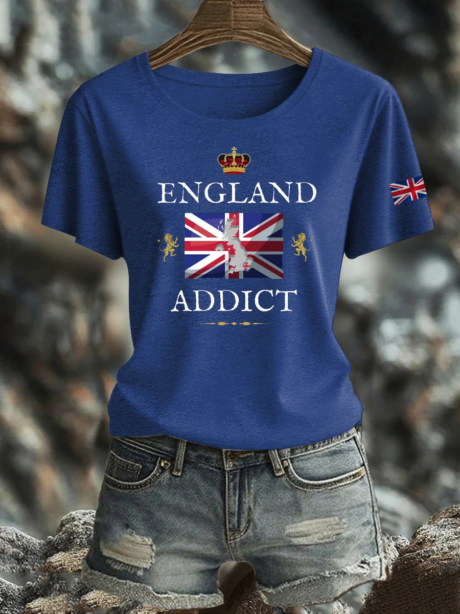 Women's British Iron On Short Sleeve T-Shirt