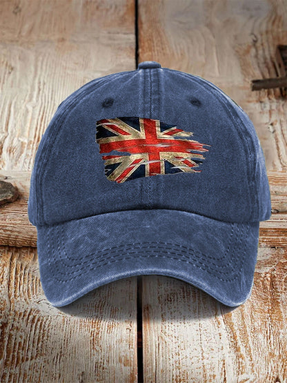 Unisex UK Flag Print Hat