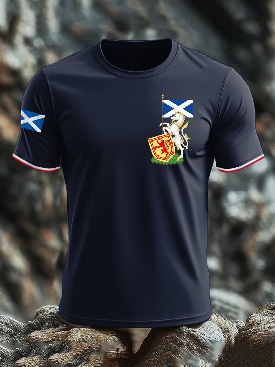 Men's Scottish Unicorn short sleeves T-shirt