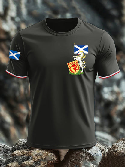 Men's Scottish Unicorn short sleeves T-shirt