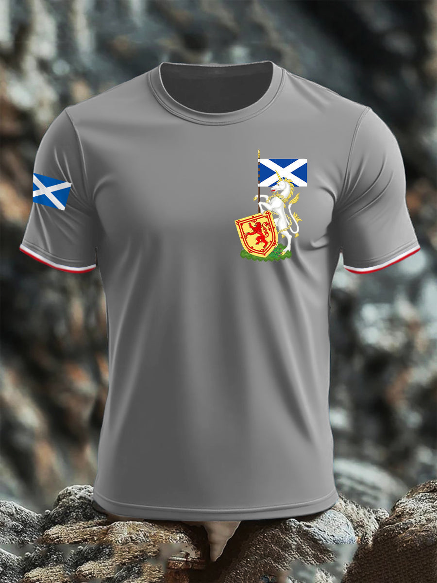 Men's Scottish Unicorn short sleeves T-shirt