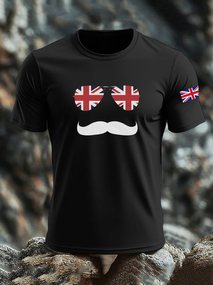 Men's UK Flag Printed T-shirt