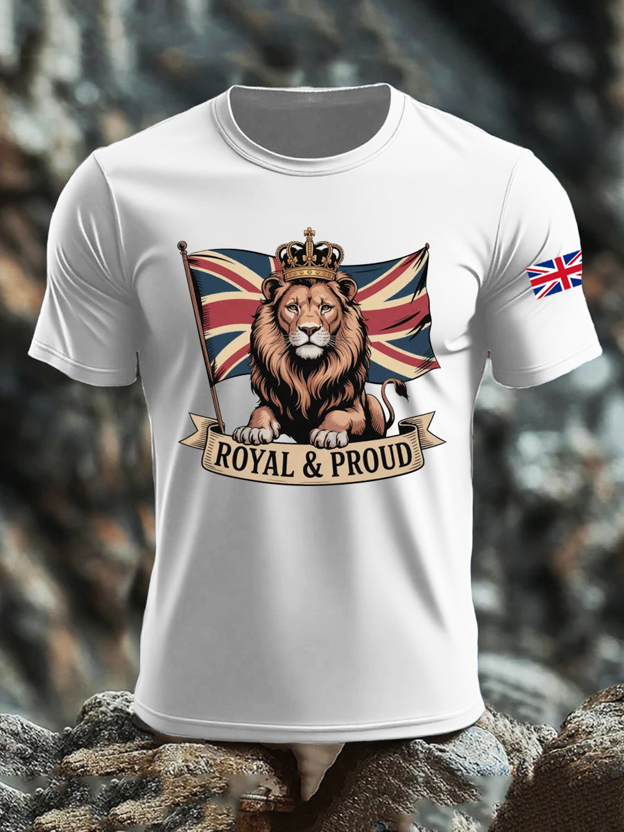 Men's UK Flag Printed T-shirt