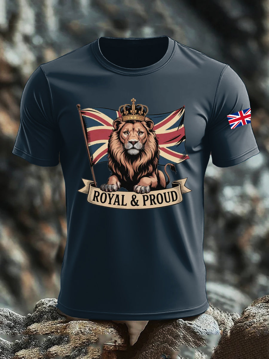 Men's UK Flag Printed T-shirt