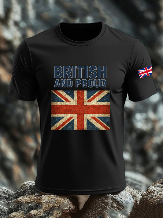 Men's UK Flag Printed T-shirt
