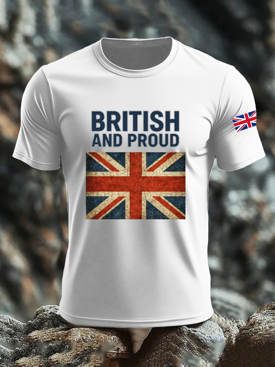 Men's UK Flag Printed T-shirt
