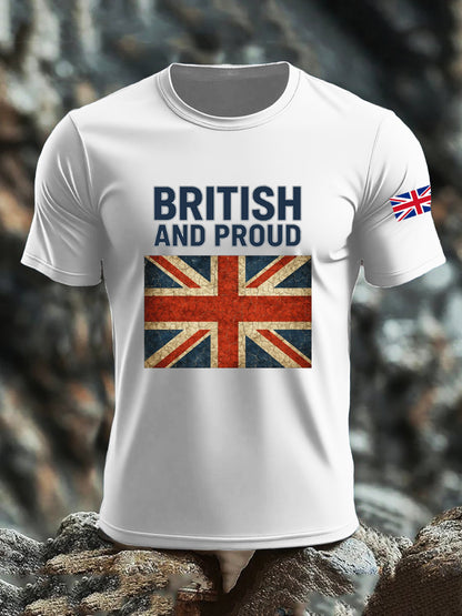 Men's UK Flag Printed T-shirt