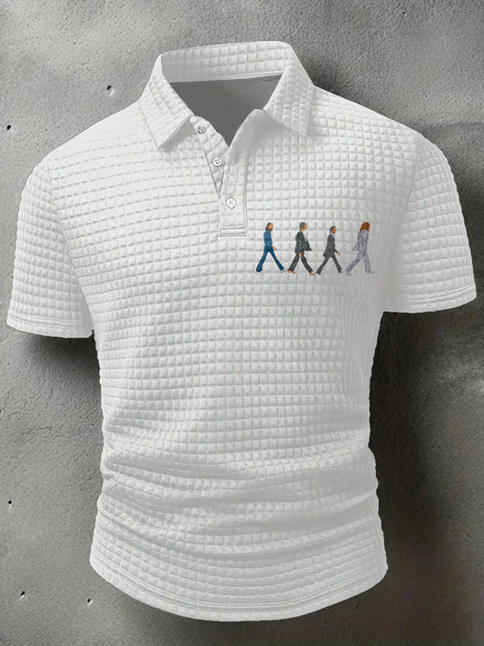 Men's Music Lover Hippies Printed Casual Tops