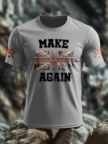 Men's Make Britain British Again Printed T-shirt