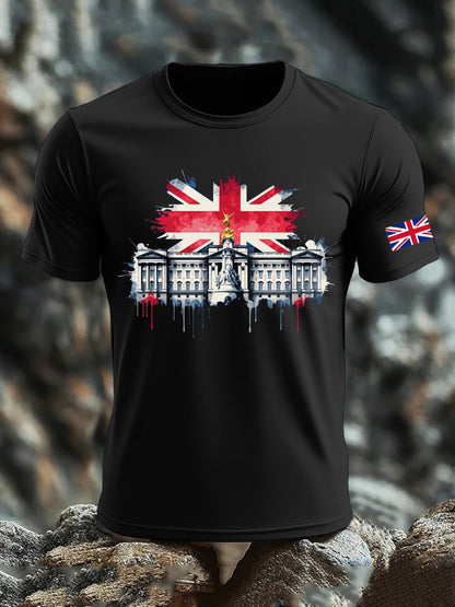 Men's UK Flag Printed T-shirt
