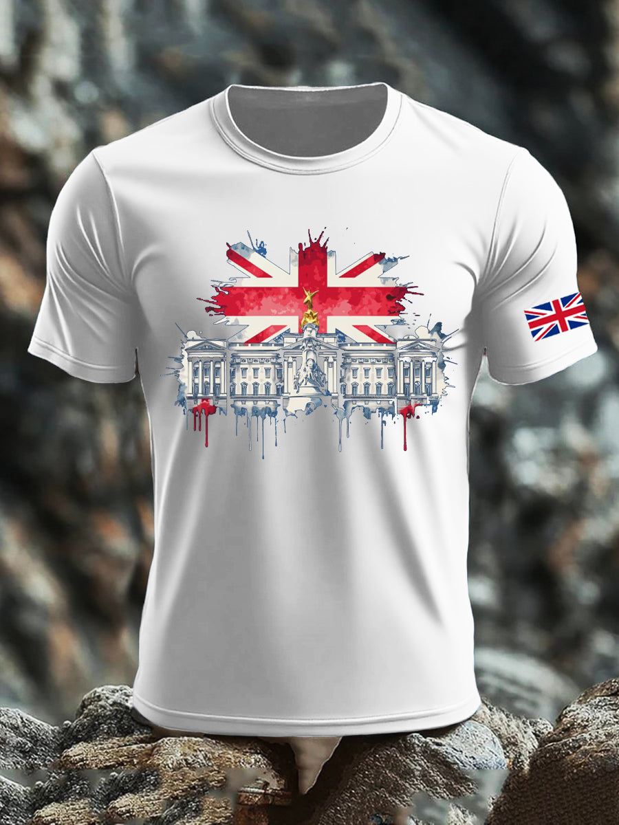Men's UK Flag Printed T-shirt
